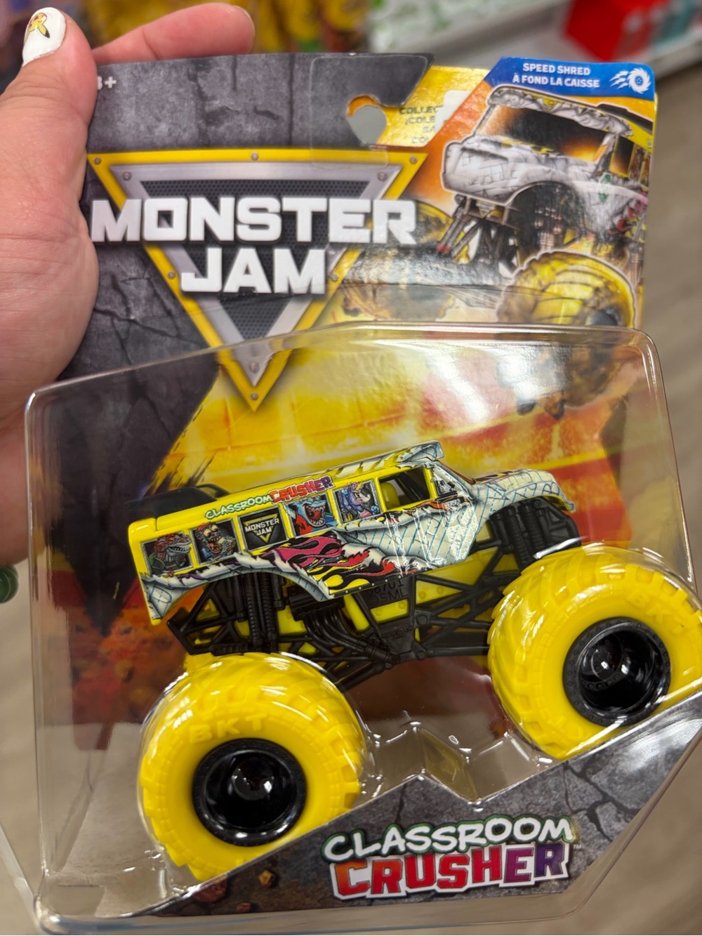Monster Jam Classroom Crusher Monster Truck Toy